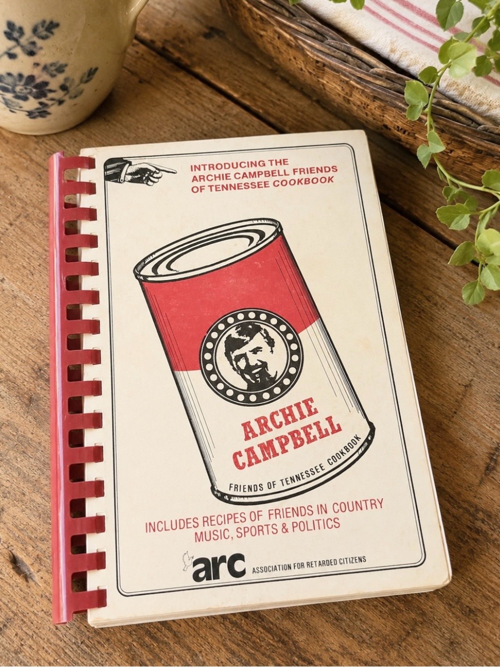 Vintage 1984 Archie Campbell Tennessee Cookbook. Southern | Country Music